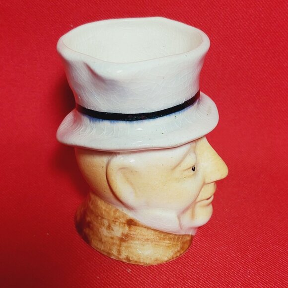 Vintage Dickens Toby Style Mug Cane Handle Creamer Cup - Picture 4 of 11